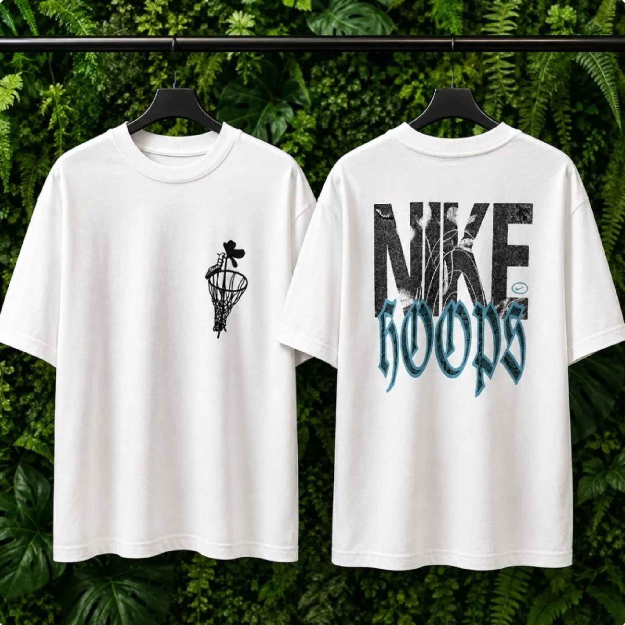 Camisa Oversized Nike Hoops Branca